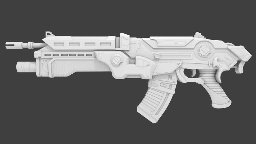 Sci Fi Assault Rifle preview image 1